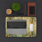 Nature Inspired Desk Mat - beige floral