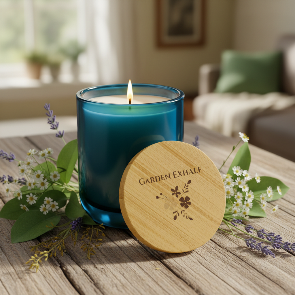 Garden Exhale Scented Soy Candle 14oz