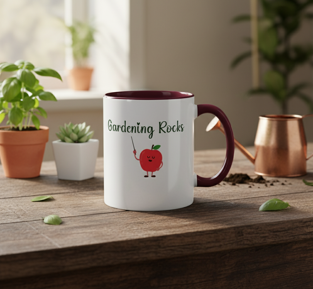 11oz  Ceramic Mug - Gardening Rocks Mug