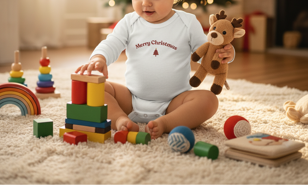 Merry Christmas Infant Onesie