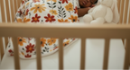 Red Floral Baby Swaddle Blanket