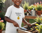 Toddler Short Sleeve T-Shirt, Gardener in Training Orange