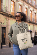 Organic Canvas Tote Bag Gardener For Life