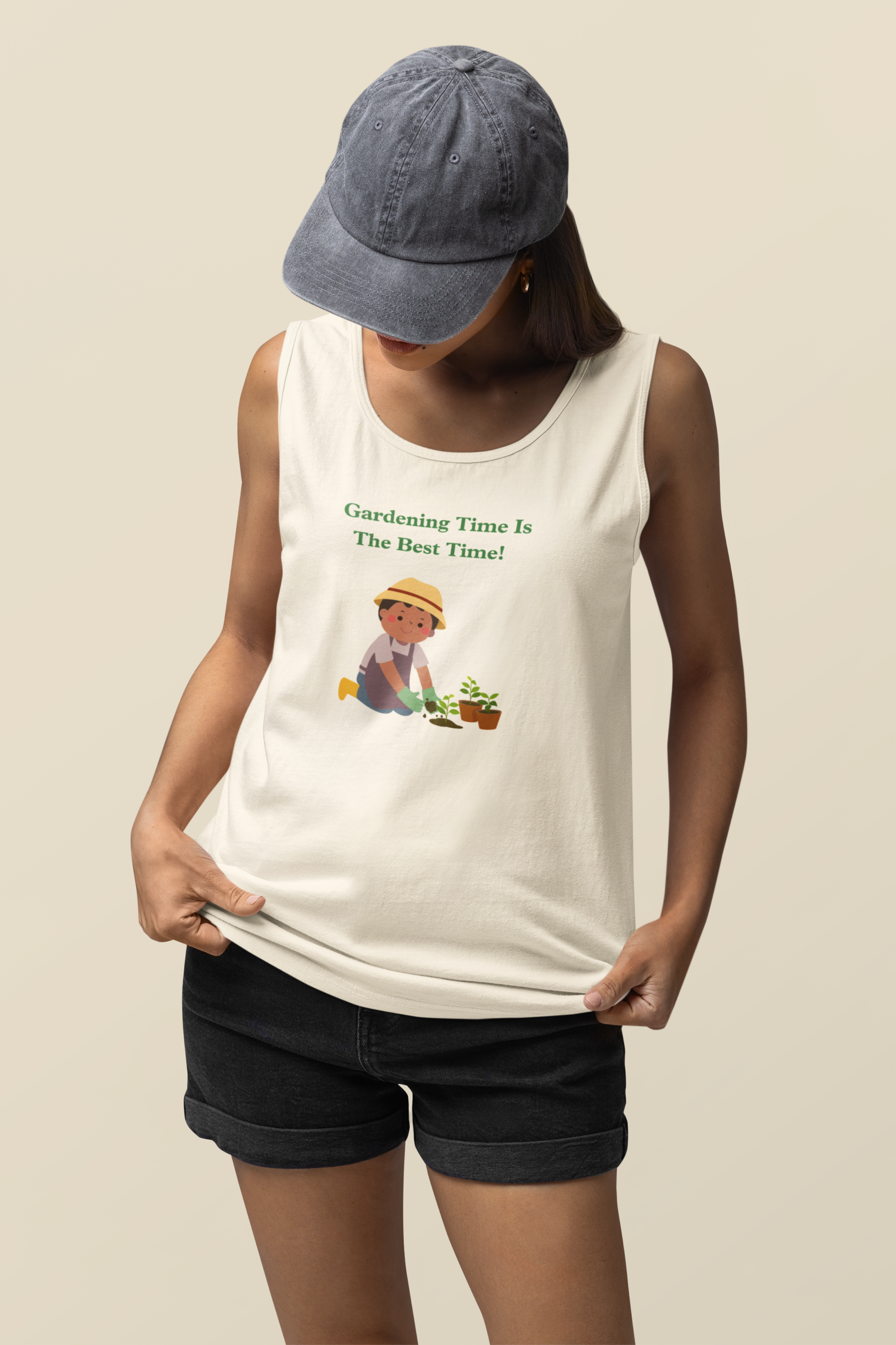 Tank Top Gardening Time is the Best Time