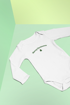 Merry Christmas Infant Onesie green print