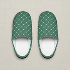 Green Pattern Slippers