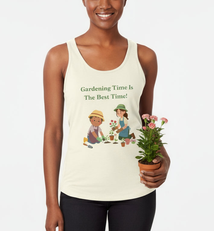 Tank Top Gardening Time is the Best Time