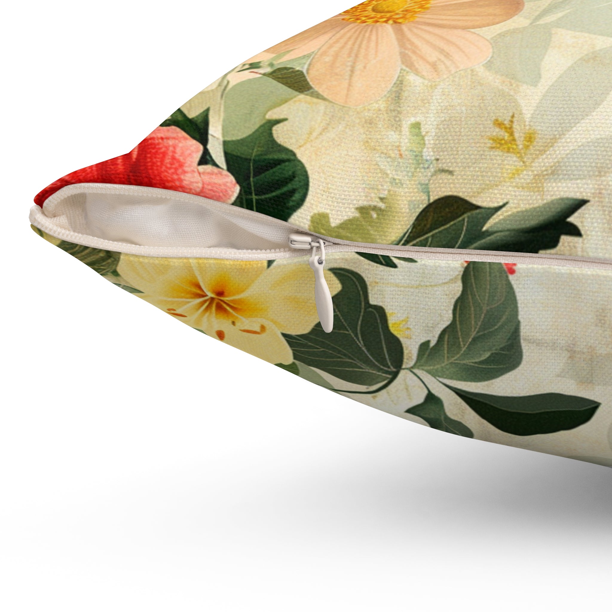 Floral Decorative Square Pillow