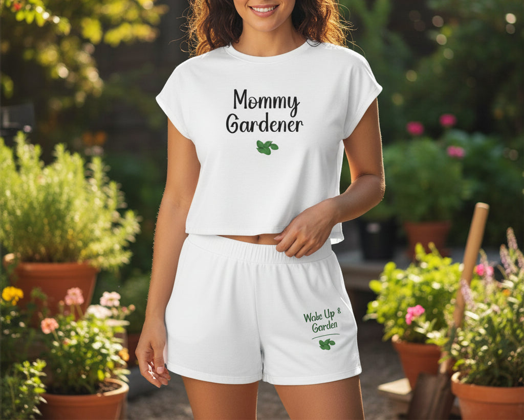 Mommy Gardener Women's Short Pajama Set