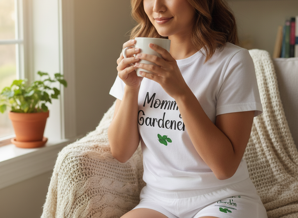 Mommy Gardener Women's Short Pajama Set