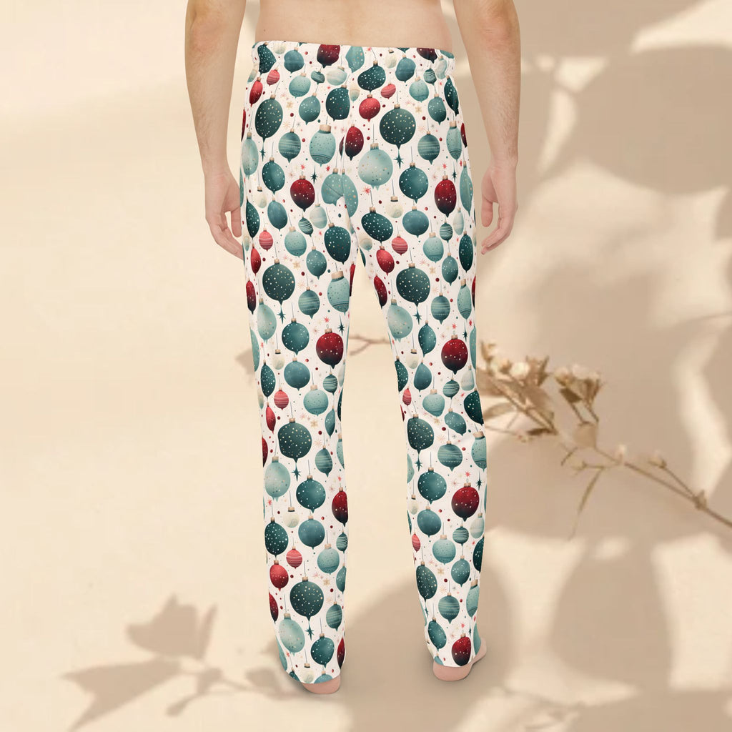 Colorful polka dot leggings worn by a person on a neutral background