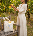 Let's Grow Organic Canvas Tote Bag