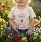 Toddler Short Sleve T-Shirt - Gardener in Training Apple