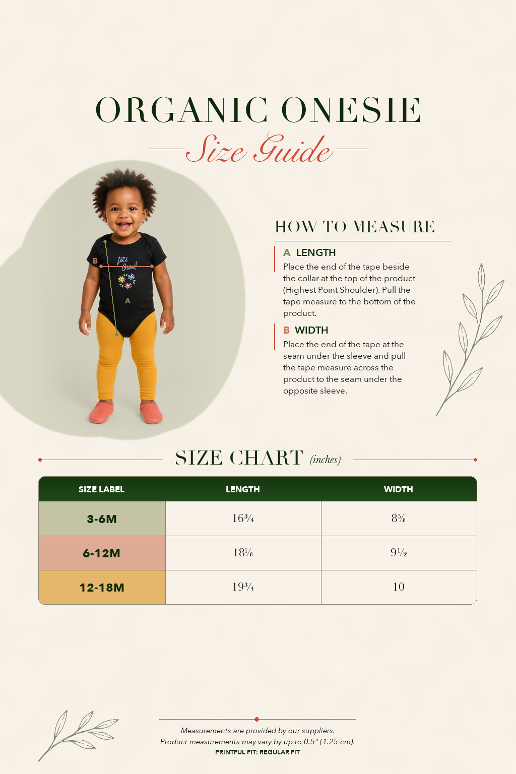 Black organic cotton baby onesie, short sleeves, front graphic, snap button closure