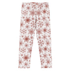 Red Snowflake Toddler Leggings