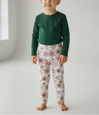 Red Snowflake Toddler Leggings