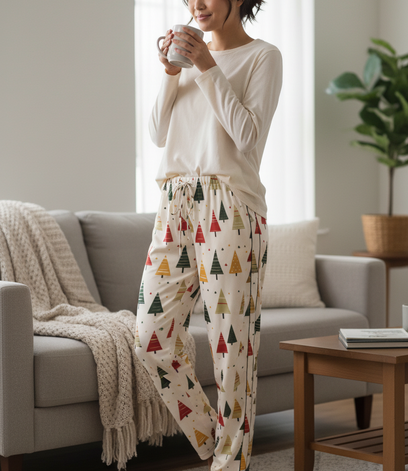 Spring Christmas Women’s Pajama Pants