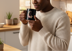 Fall into Gardening Black Glossy Mug