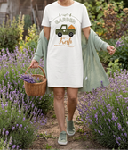 Gathering lavender in a garden