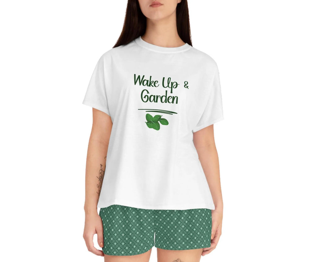 Wake Up & Garden Women's Short Pajama Set