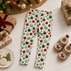Leggings under-tree flat lay