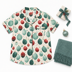 Other pajama top flat-lay with curved hem