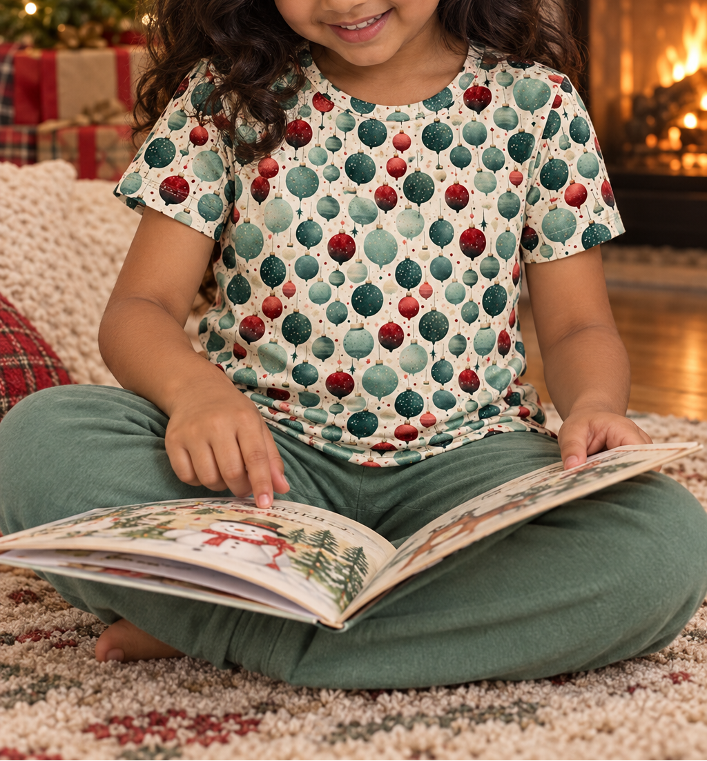 Reading scene with cream collar