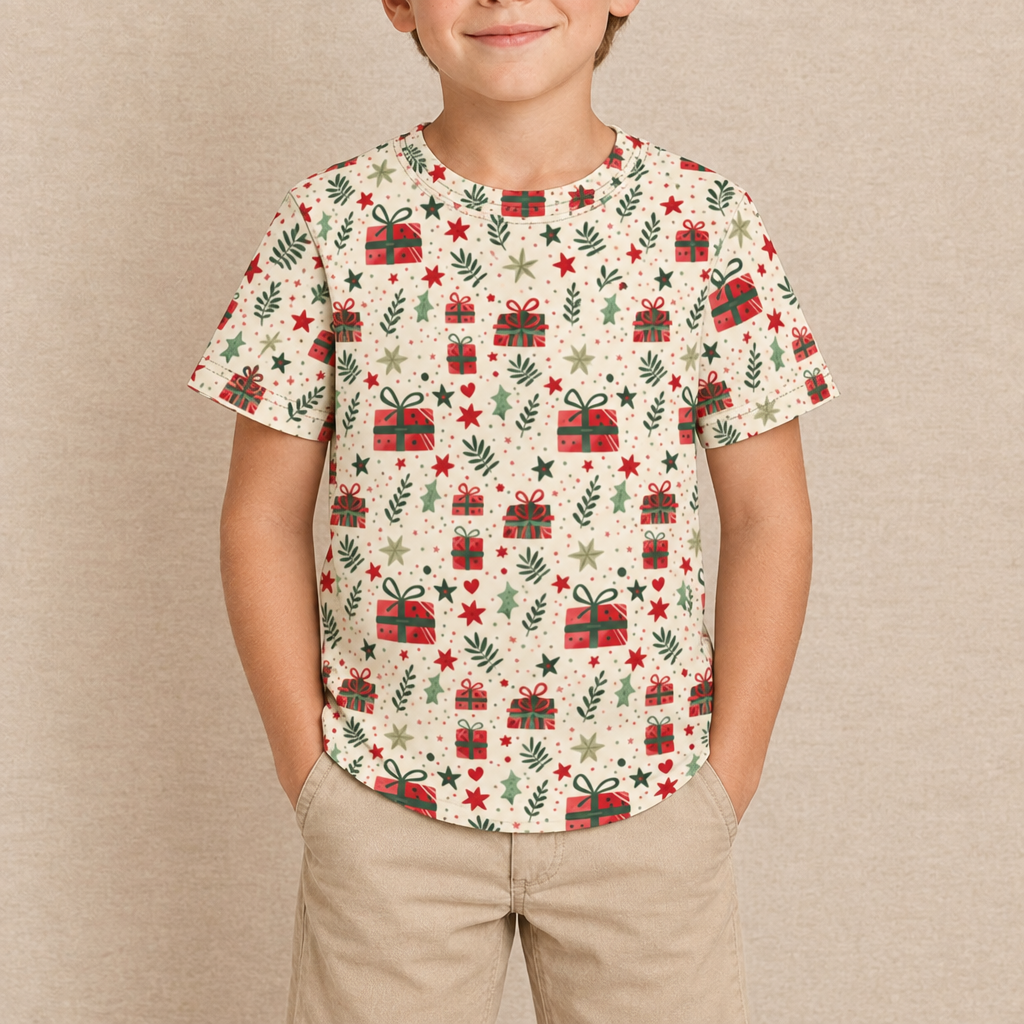 Spot 12 product mockup with the larger present print